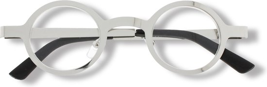 Noci Eyewear ICC338 The Doc Leesbril +1.00 - Zilverkleurig metaal