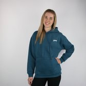 Sportchic - Hoodie Dames - Hoodie Mannen - Unisex - Sweatshirt met Capuchon Dames - Fitness Hoodie - Maat S - Turquoise - Blauw