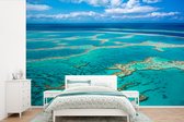 Behang - Fotobehang Groot rif in het turquoise water bij de Whitsundayeilanden - Breedte 390 cm x hoogte 260 cm