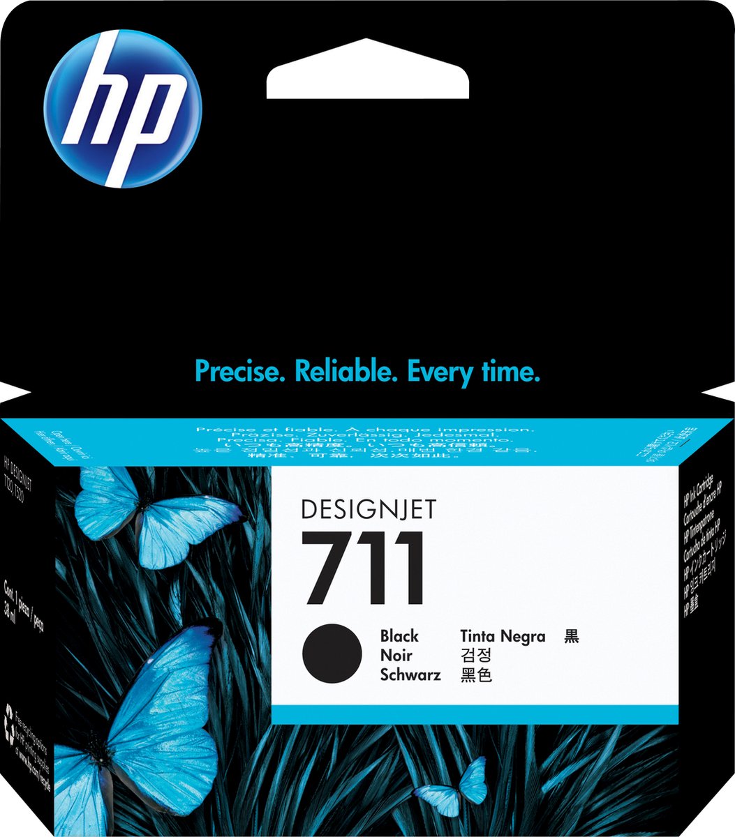 HP 711 - Inktcartridge / Zwart