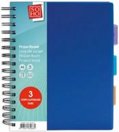 Soho Projectboek A5 3tabs 200vel - Donkerblauw - Gratis Verzonden
