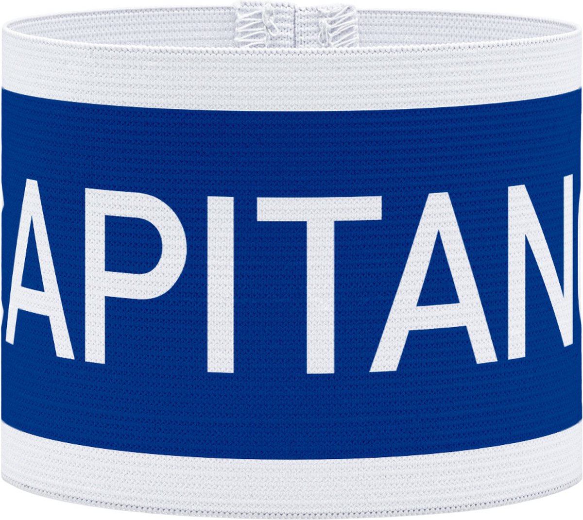 Aanvoerdersband - Captain - Blauw / Wit - L