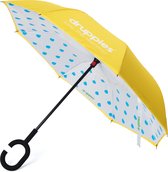 Druppies paraplu kind - geel