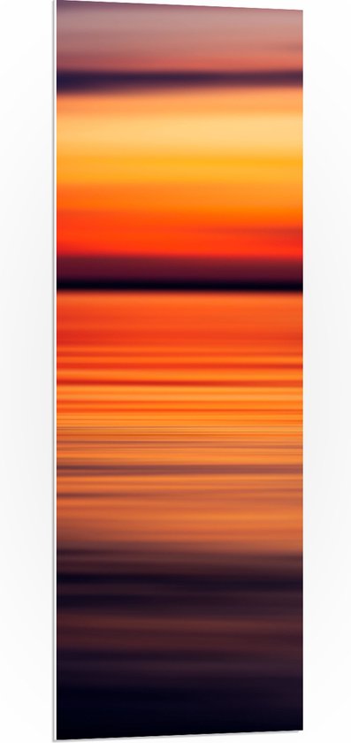 PVC Schuimplaat- De Kleur van Zonsondergang - 40x120 cm Foto op PVC Schuimplaat