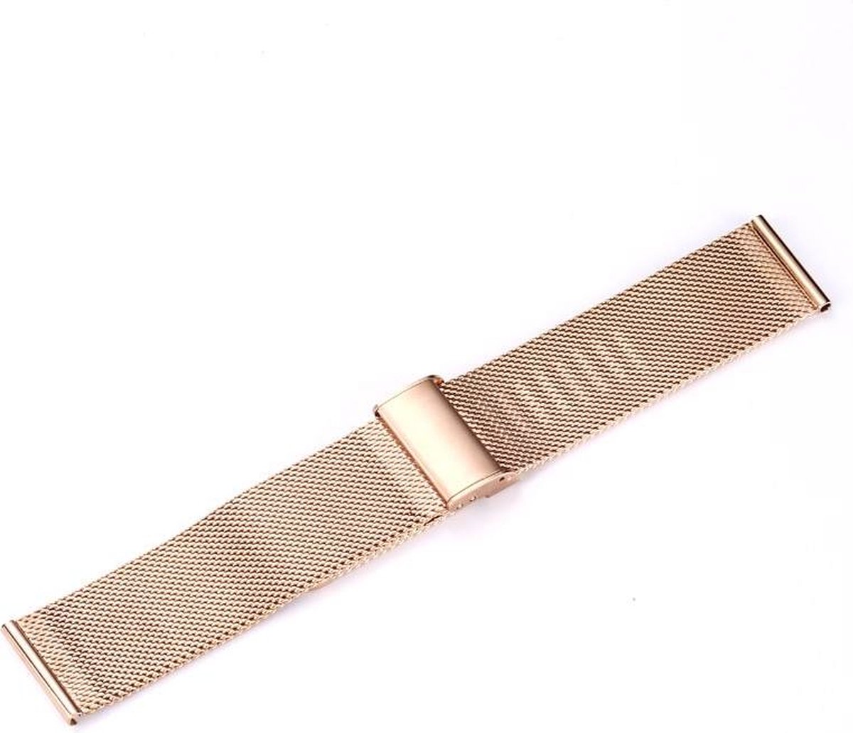 Bizoule Metalen Smartwatch Bandje 20mm - Rose-Goud - Gewone Gesp - Geschikt voor Smartwatch Beso, CS3 en Classy Pro