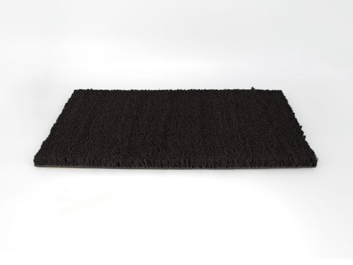 Kokosmat Zwart Deurmat- 40 x 70 cm - Antislip rug - Slijtvast