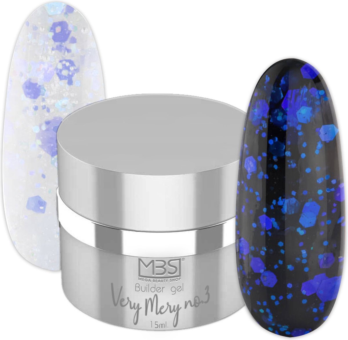 Builder Gel Opbouw gel Gelnagels Glitter Gel MBS Gelnagels