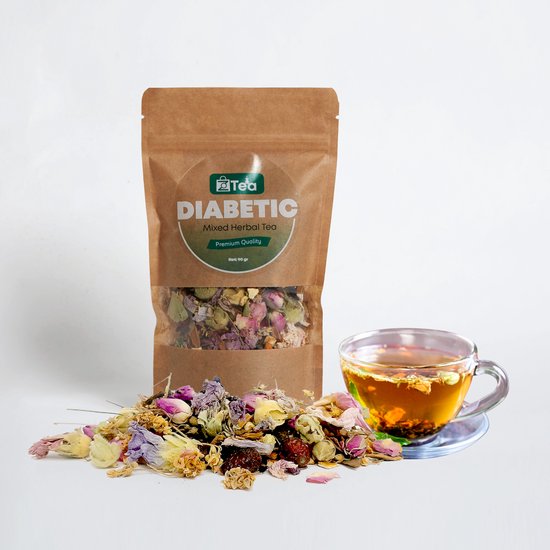 OZ Tea - Diabetesthee - 90 gram - Kruidenthee - 100% natuurlijk - Losse thee - Heerlijke Smaak en Aroma