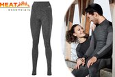 Heat Essentials - Premium Thermo Ondergoed Dames - Thermo Legging Dames - Zwart - XL - Thermokleding Dames - Thermobroek Dames - Thermolegging - Thermo Broek Dames