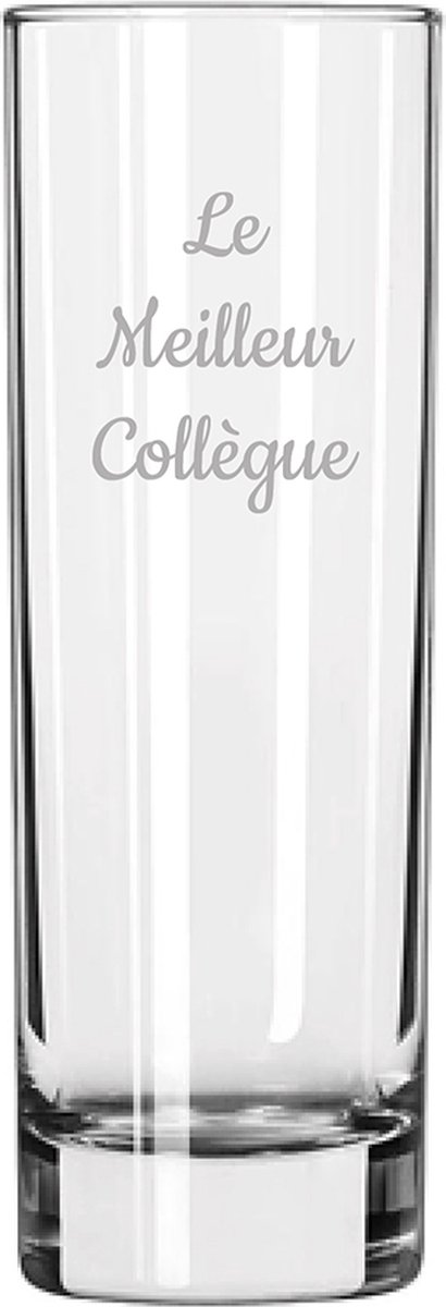 Longdrinkglas gegraveerd - 22cl - Le Meilleur Collègue