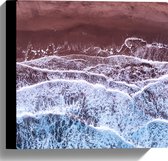 WallClassics - Toile - Mer et plage - Photo sur toile 30x30 cm (Décoration murale )