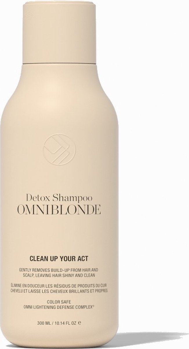 Omniblonde Clean Up Your Act Detox Shampoo - 300 ml - Normale shampoo vrouwen - Voor Alle haartypes