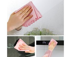 Ruiten raamdoek | Glasdoeken Streeploos | Microfiber | Microvezel | Poetsdoeken | Vaatdoeken | Reinigingsdoekjes voor auto ramen | Keuken glas spiegels kraan en badkamer | Willekeurige kleur | 30x40 cm | 2 Stuks