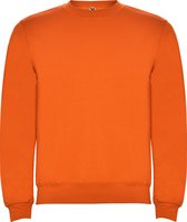Oranje unisex sweater Clasica merk Roly maat XXXL