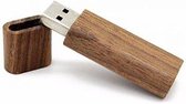Walnoot hout usb stick 128GB 3.0 -1 jaar garantie - A graden klasse chip - Houten usb stick