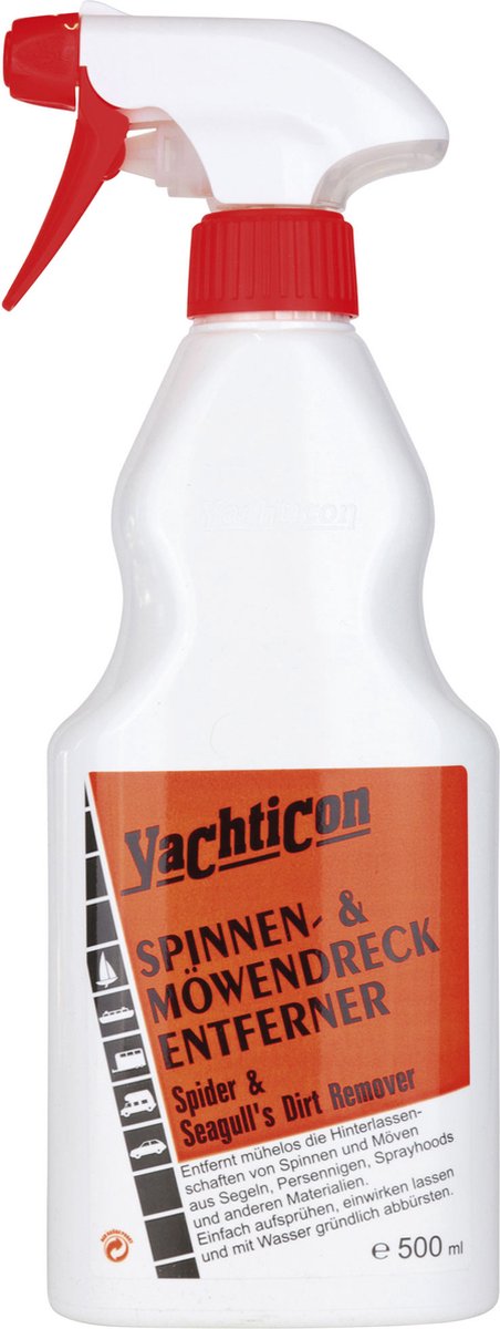 Yachticon Vogel-en Spinnenpoep Verwijderaar 500ml