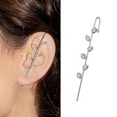 Dear Lune - Earring Piercing - 1 piece - Oorbel - Hook Earrings - Zirconia - Simple - Elegant - Style 008