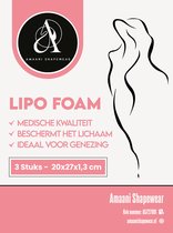 MEDISCHE KWALITEIT LIPOFOAM VELLEN | LIPO FOAM VELLEN - Ideaal voor genezing na liposuctie en/of buikwandcorrectie