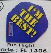 Dart Flights - 10 sets (30 stuks) - 75 micron - Fun Flights 1306