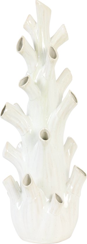 Light&living Vase déco Ø20.5x55 cm KORALI céramique crème