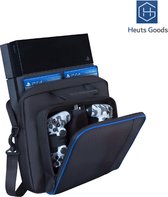 Heuts Goods - LUXE zwarte tas geschikt voor PS4 - PS4 Koffer - PS4 Tas - Beschermingstas - Draagtas geschikt voor PS4 - Hoge kwaliteit - Zwart