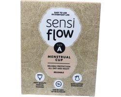 Menstrual cup size A met bijhorende zakje erbij