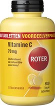 Roter Vitamine C 70mg - Vitamine C ondersteunt je weerstand - 800 kauwtabletten met citroensmaak