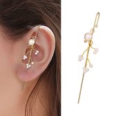 Dear Lune - Earring Piercing - 1 piece - Oorbel - Hook Earrings - Parels - Simple - Elegant - Style 007