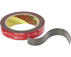 3M VHB™ 4611F 4611193 Dubbelzijdige tape VHB 4611F Donkergrijs (l x b) 3 m x 19 mm 1 stuk(s)