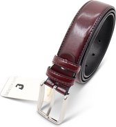 Safekeepers heren riem - ceintuur heren - mannen riem leer Bordeaux - 115