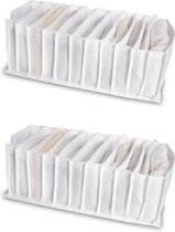 Organisateur de placard - diviseur de tiroir - 2 PCS - LARGE - boîte de rangement - panier de rangement - organisateur de vêtements - Kayslus