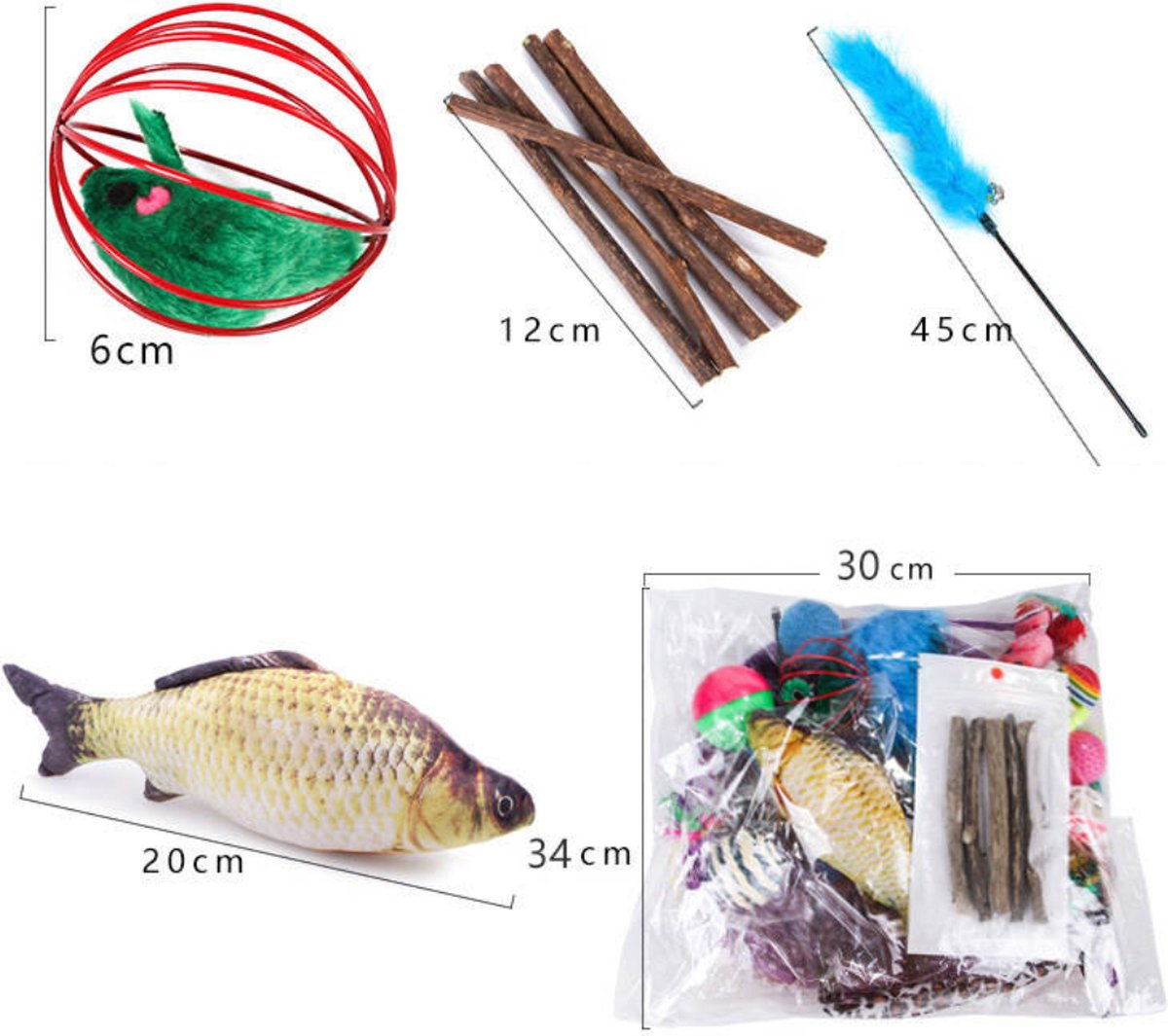 Kattenspeelgoed Kattenspeelgoed Set XL Intelligentiespeelgoed - afbeelding 4