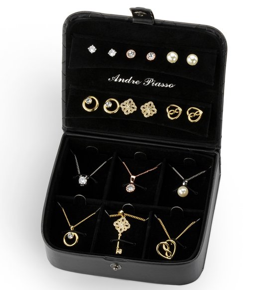Set de Bijoux 18 PCS - Collier - Boucles d'oreilles d'oreilles - Collier  pendentif -... | bol.com