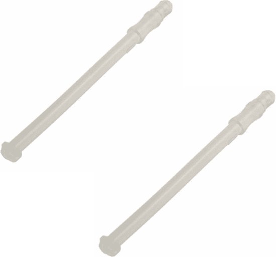 tuyau à lait - 16 cm - tube du réservoir à lait - 2 pièces - entrée de tuyau pour, entre autres. ECAM45760, ETAM36666 - convient pour Delonghi