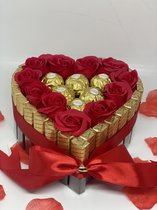 Cadeau Coeur Chocolat - Coffret Cadeau - Cadeau Saint Valentin - Cadeau Saint Valentin Ferrero Rocher - Cadeau Saint Valentin - Amour - Fête des Mères - Vaderdag - Anniversaire