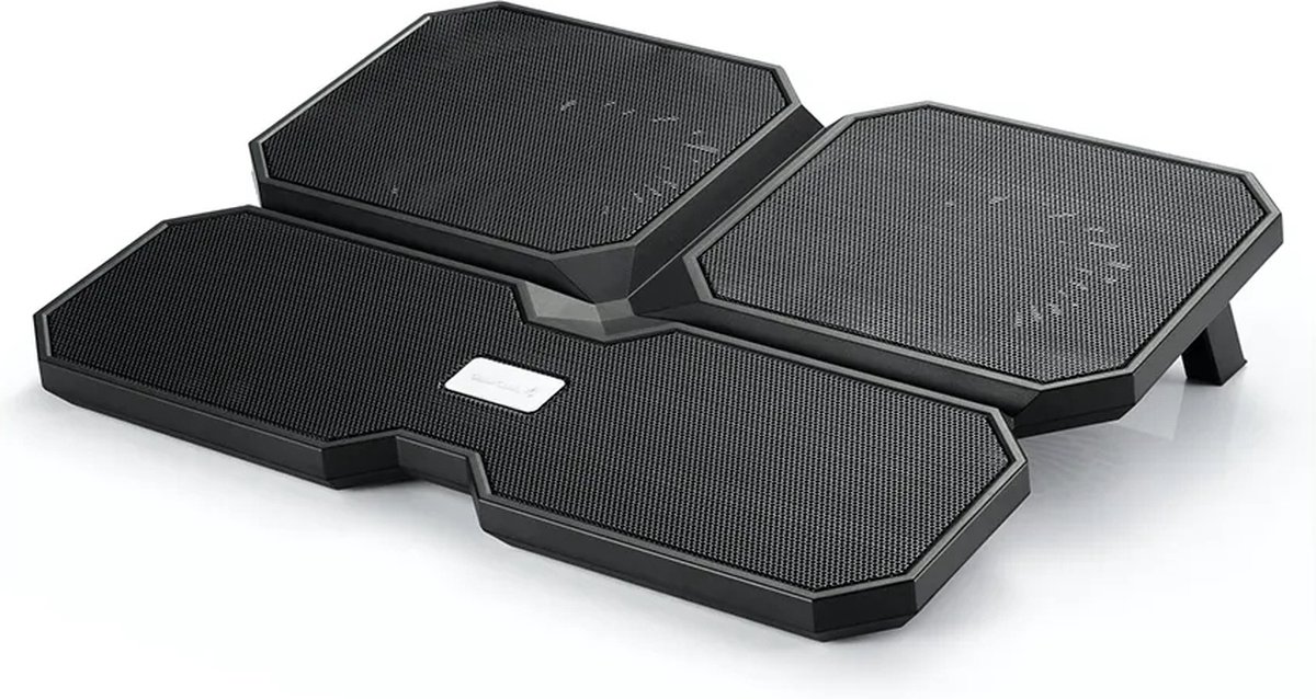 DeepCool Multi Core X6 Black Laptop Cooler, 4x Fan , 2x Built in USB:2.0 Ports