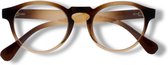Noci Eyewear KCB216 Lunettes de lecture Coona +1.50 - Marron / Caramel - Charnière à ressort