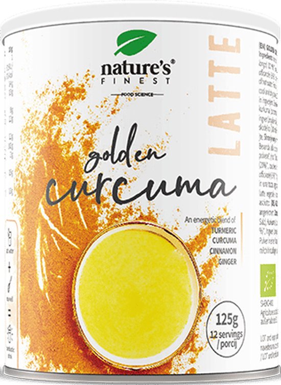 Nature's Finest Gouden Kurkuma Latte | Versla ontstekingen met kurkuma - Ontstekingsremmende werking, Ondersteunt het immuunsysteem,
