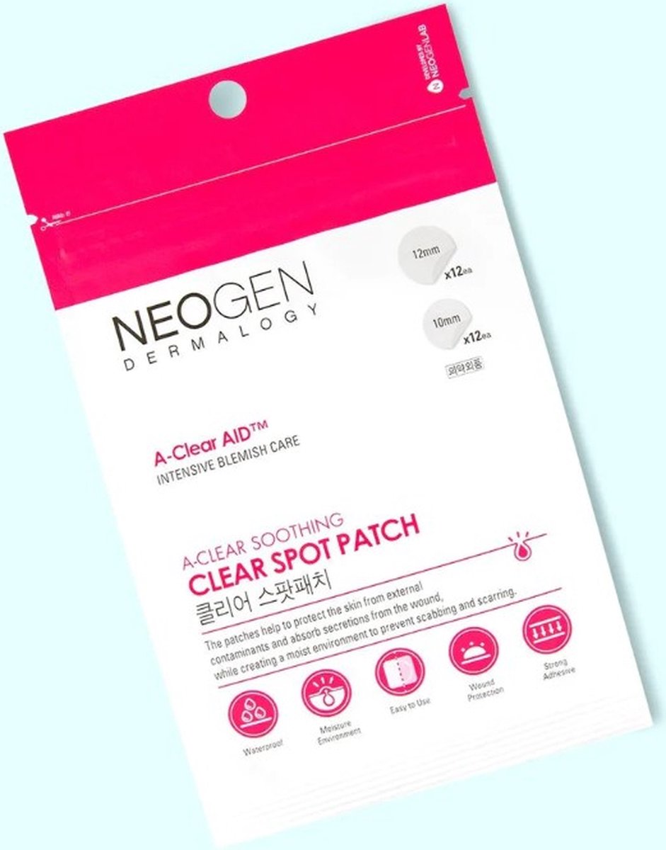 Neogen- A clear soothing spot patch - 24 stks - 1 pack