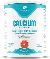 Nature's Finest Calcium Drank Mix 150 g | Volledig natuurlijke hoge absorptie Calciumcitraat poeder | Geschikt voor Veganisten en Vegetariërs | Sterke Botten en Tanden | Goede werking spieren, zenuwsysteem en Metabolisme