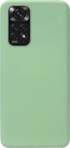 ADEL Premium Siliconen Back Cover Softcase Hoesje Geschikt voor Xiaomi Redmi Note 11 Pro - Lichtgroen
