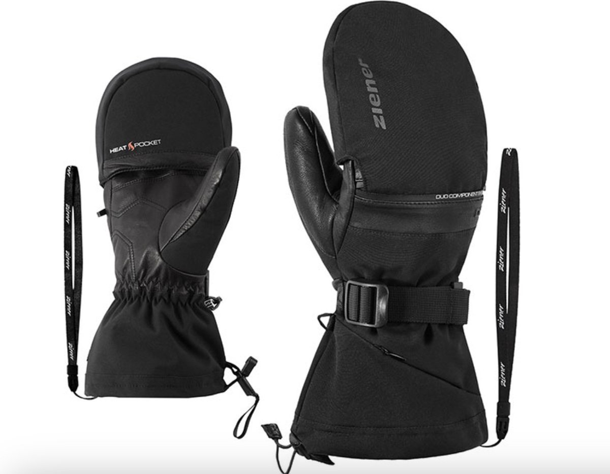 Ziener Gallinus AsR PR Glove Wintersporthandschoen Voor Heren Handschoen/Want Combi Zwart