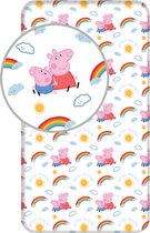 Peppa Pig Hoeslaken Together - Eenpersoons - 90 x 190/200cm - Katoen