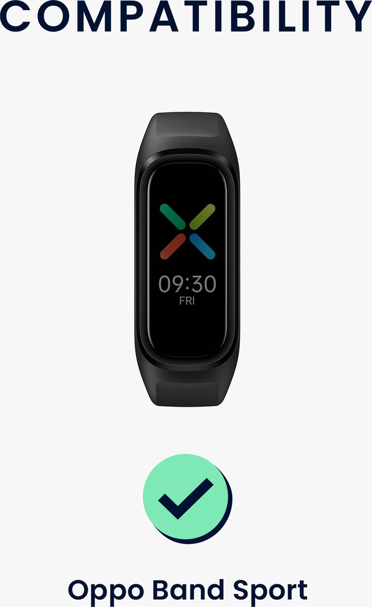 Cinturino In Silicone Per Oppo Band – Sostituzione Tracker Sport, Fibbia, Kwmobile