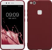 kwmobile telefoonhoesje geschikt voor Huawei P10 Lite - Hoesje voor smartphone - Back cover in bordeaux-violet