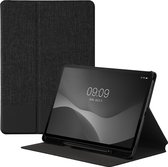Coque kwmobile pour Samsung Galaxy Tab S8 / Galaxy Tab S7 - Housse pour tablette fine avec support - Housse pour tablette en anthracite / noir