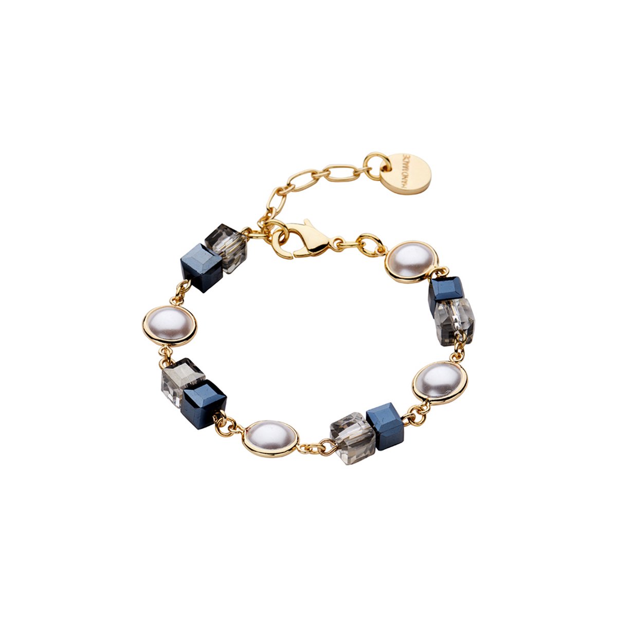 Les Cordes - Armband - DABO (AB) - Blauw - Metaal - Sieraad Dames - Juwelen