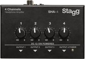 Stagg SHA-4 4-kanaals stereo koptelefoonversterker