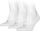 Puma 3 paar footies sokken - Invisible - Sneaker sokken - 42 - Crème