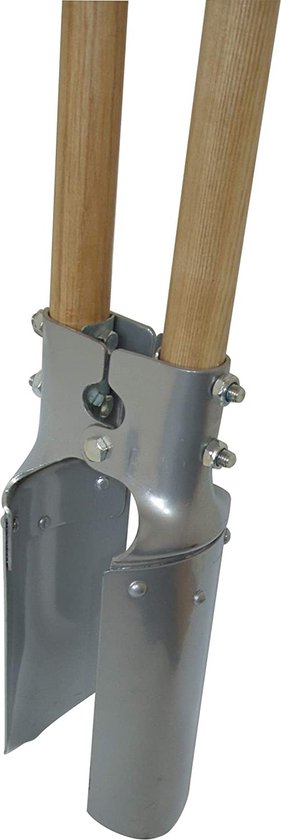 Spear & Jackson Palenzetter - Palenboor - Jumbo - Grondgatheffer met houten handvat - Grondboor -Met twee Essenhout stelen - Spear & Jackson
